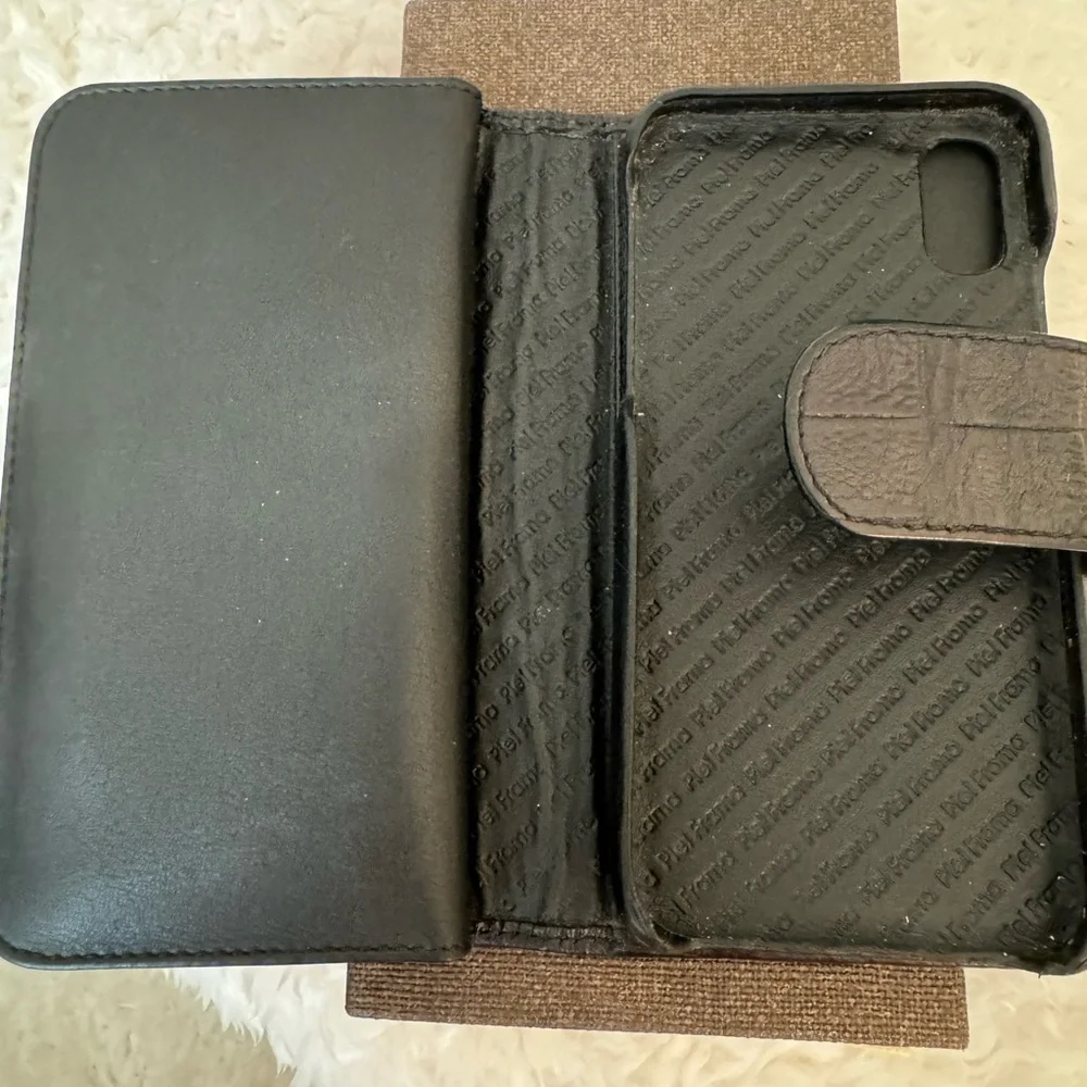 Piel Frama IPhone X/Xs Leather Crocodile Case